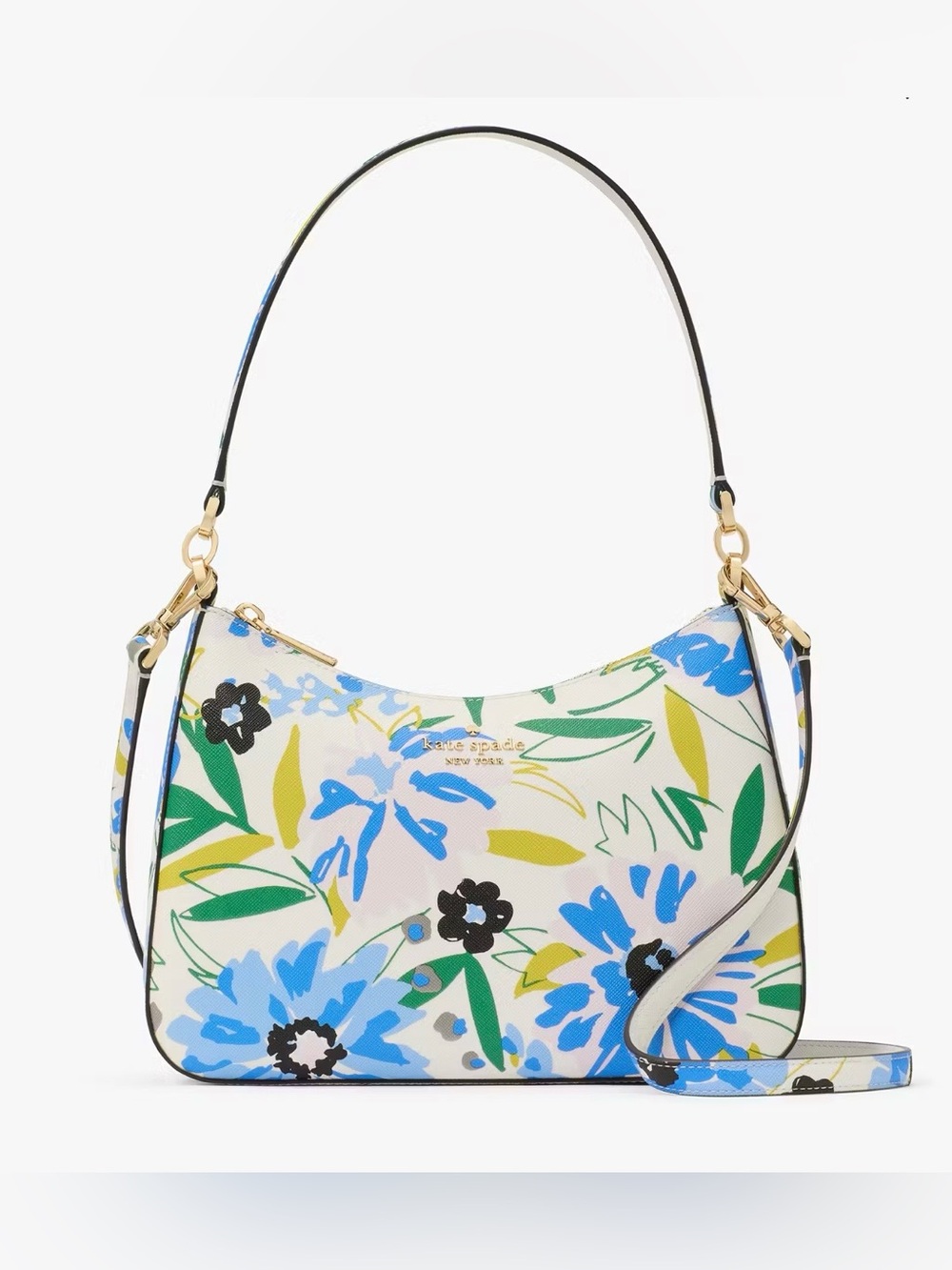 **NWT** KATE SPADE Margot Floral Medium Convertible Shoulder Crossbody Bag